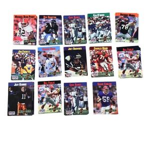 Vintage 1990 Pro Set NFL Collect-A-Books Football Cards Lot Moon Munoz 14ct